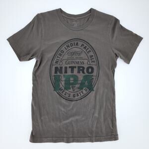 Guinness Nitro IPA Dark Olive Green Women's Cotton T-Shirt - Size S/M - GUC